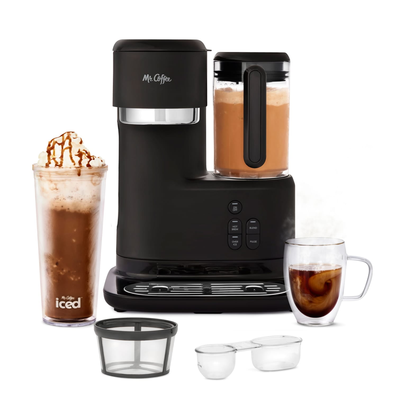 Mr. Coffee Single Serve Frappe & Iced Coffee Maker with Blender