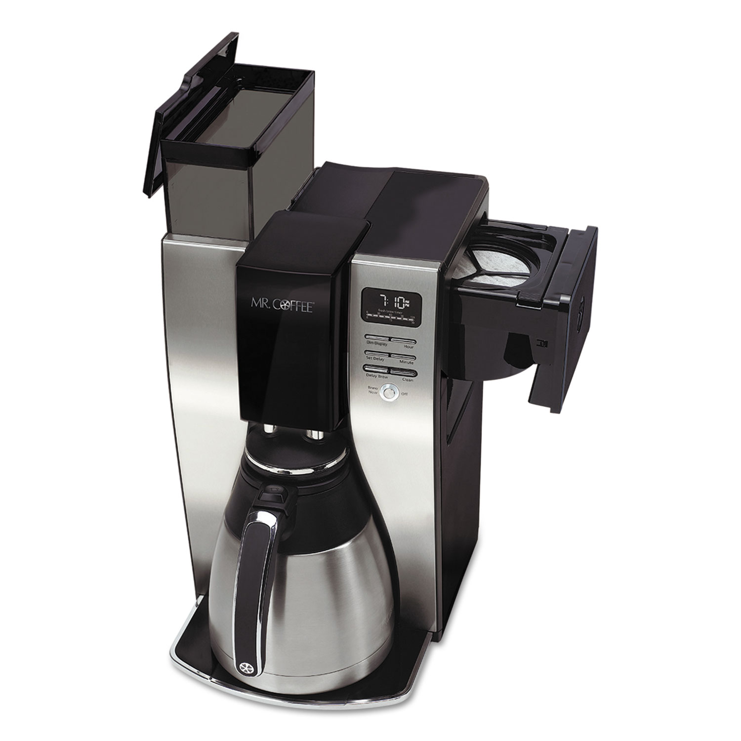 Mr. Coffee Stainless Steel 10 Cup Programmable Coffee Maker - image 1 of 5