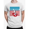 thumbnail image 1 of Mr. Cool Patriotic ICEE Polar-Bear Chill Graphic Men's T-shirt, 1 of 4