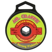 Mr. Crappie 6 Pound Hi Viz Monofilament Fishing Line 100 Yard Spool