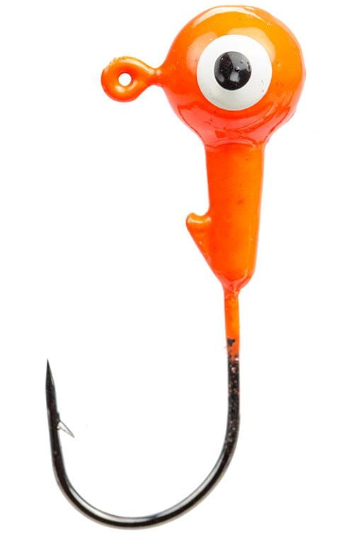 Mr Crappie Jig Heads 1/32 Fluorescent Orange 25pk