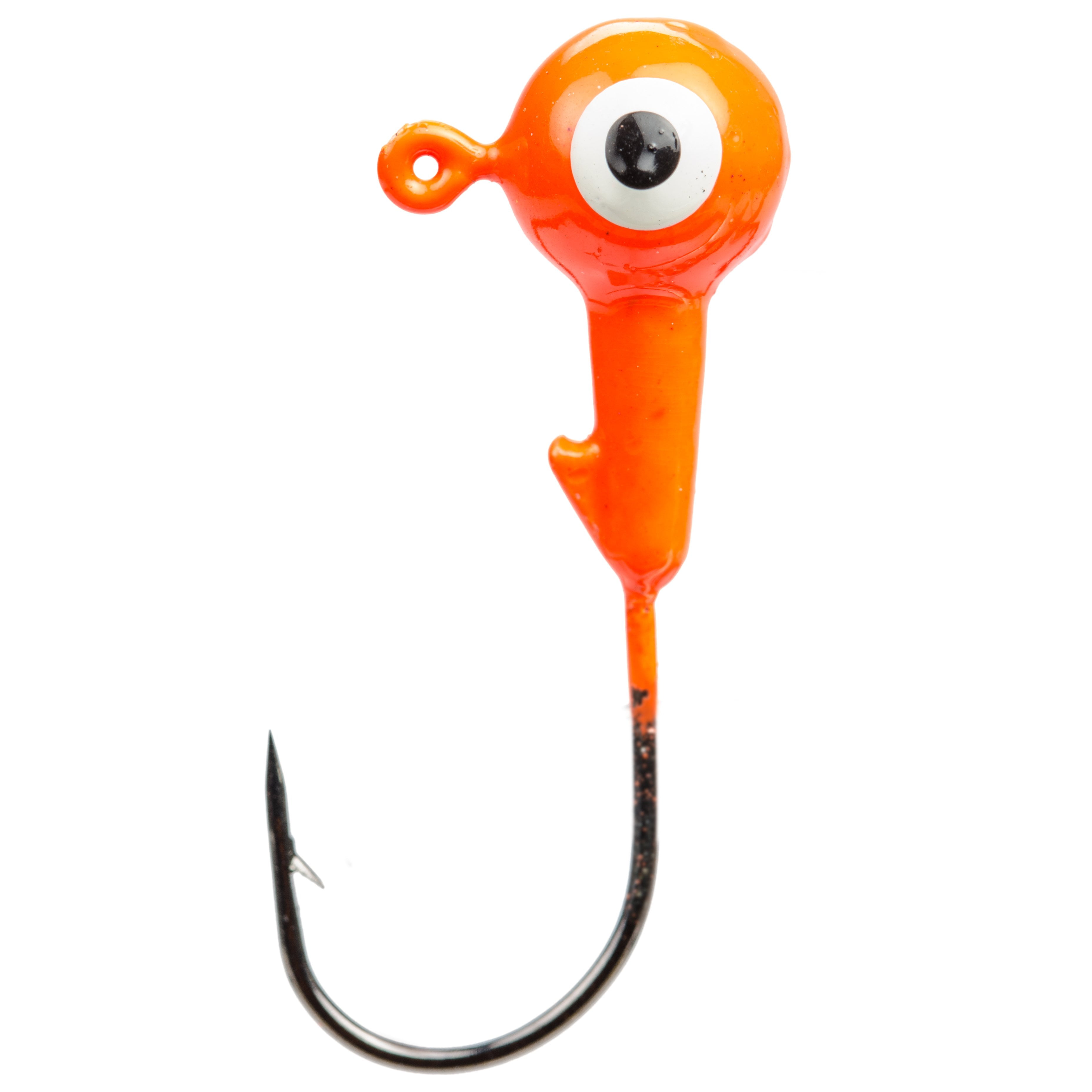 Mr Crappie Jig Heads 1/8 Fluorescent Orange 25pk
