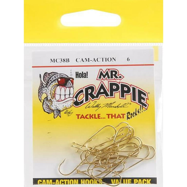 SNELLED GOLD CRAPPIE HOOKS 6-PACK