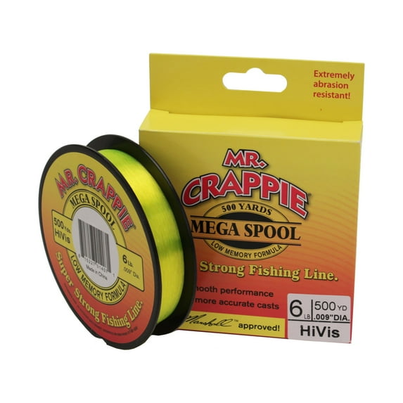 Mr. Crappie Mono 500 Yards Monofilament Fishing Line