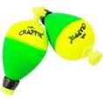 thumbnail image 1 of Mr.Crappie Pear Weighted Snap On Fishing Bobber 1 1/2" 2 Pack, 1 of 4