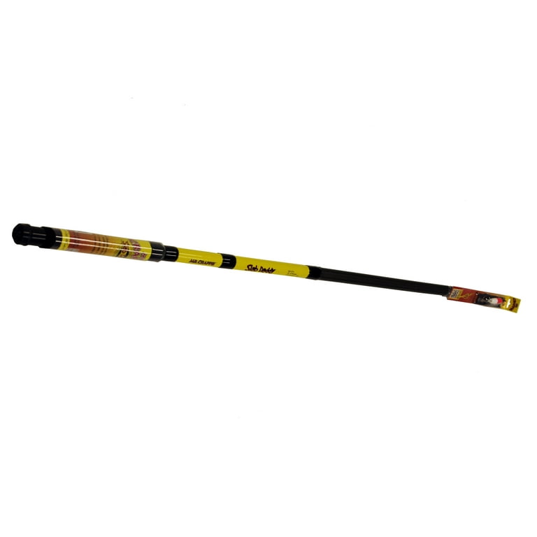 Lew's Mr Crappie Slab Daddy 12-Foot Rod, Insta Rig Telescopic Pole,  Yellow/Gray