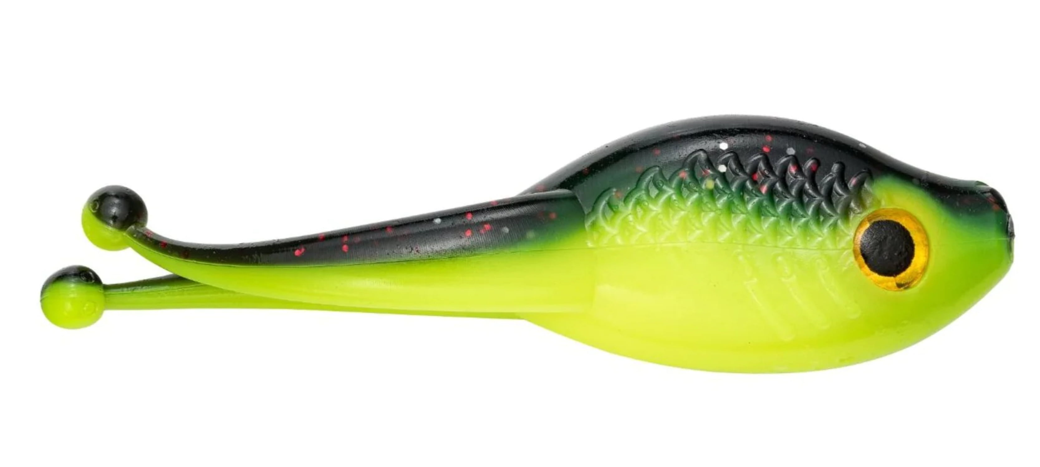 Mr. Crappie Scizzor Shad Body / Tuxedo Black