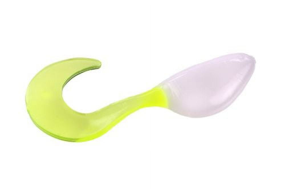 Mr Crappie Shadpole Curlytail Refrigerator White 15 Pack - Walmart.com