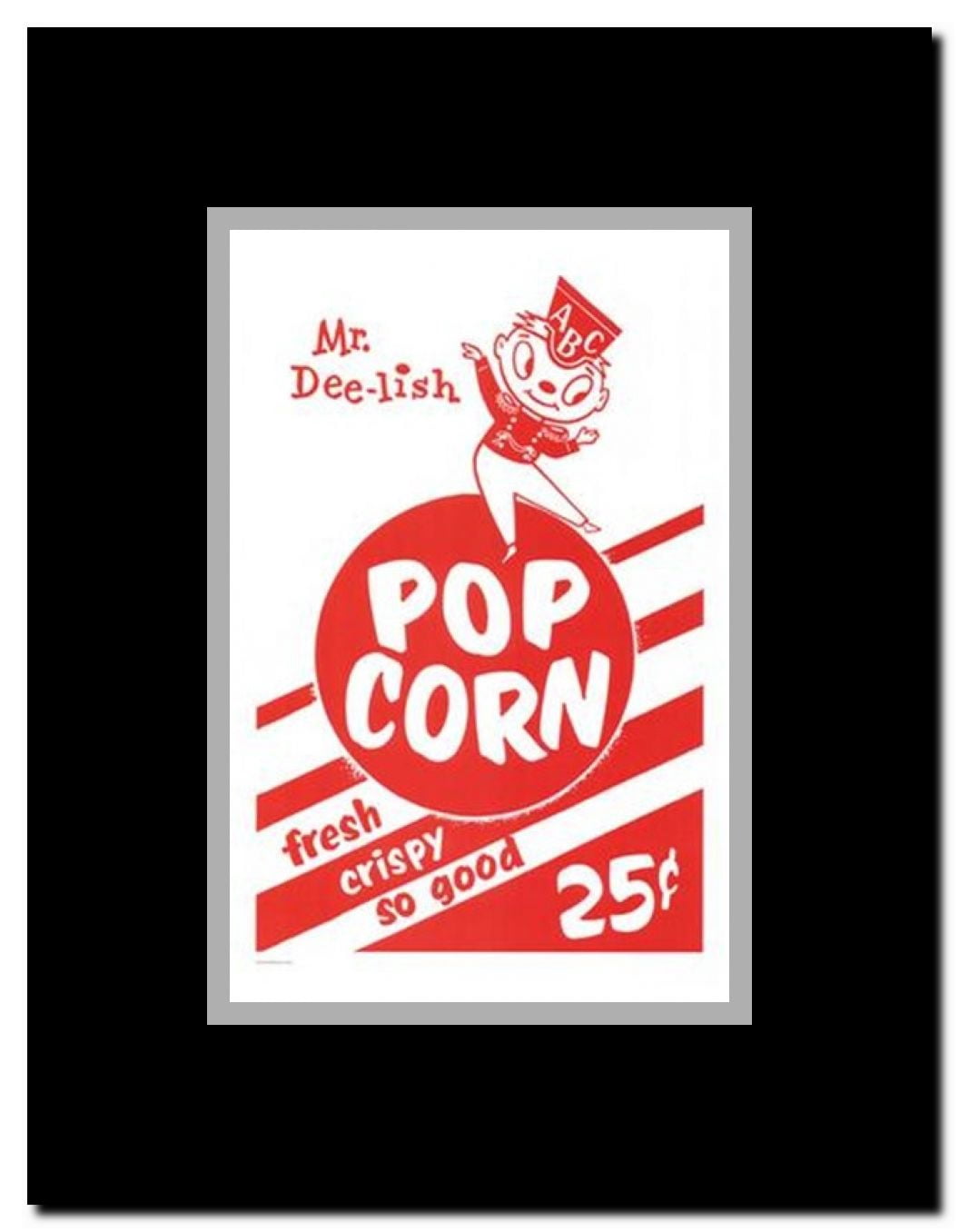 Mr Dee-Lish Popcorn Box Framed Movie Poster