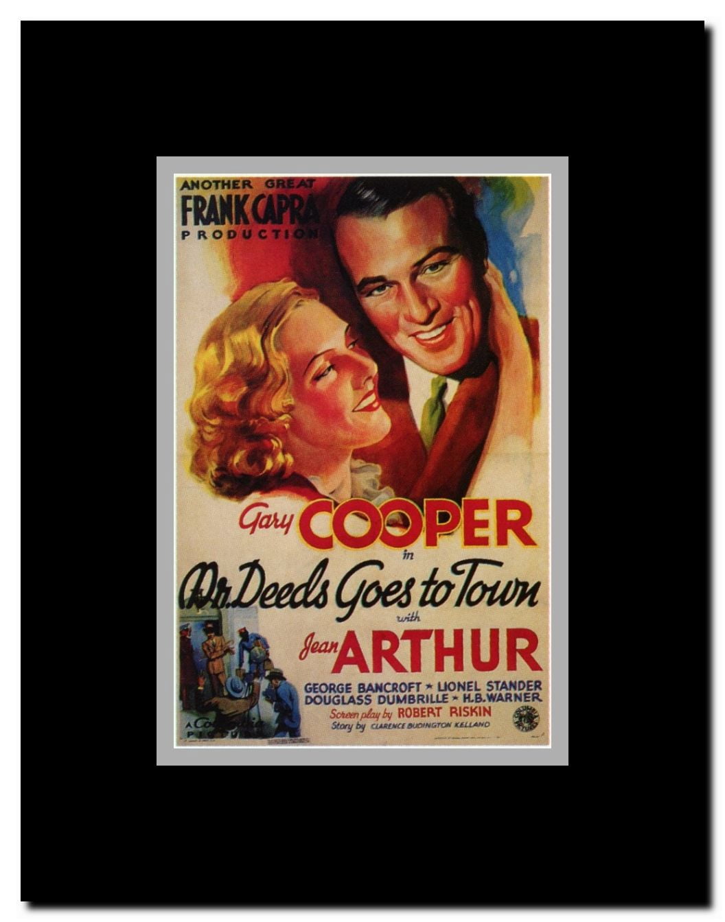 Mr. Deeds Goes to Town Framed Movie Poster