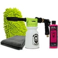 thumbnail image 1 of Mr. Detroit - 4pc Car Wash Kit with Foam Blaster, 16oz Car Wash Soap, Double Noodle Wash Mitt, Drying Towel, Scratch-Free Foam Cannon Streak-Free Exterior Cleaning for Auto Detailing & Home Use, 1 of 9