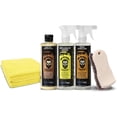 thumbnail image 1 of Mr. Detroit - 5pc Leather Care Kit with Horse Hair Leather Brush, Cleaner and Conditioner, Microfiber Towels, Carpet & Upholstery Cleaner for Car, Carpets, Furniture and More, 1 of 7