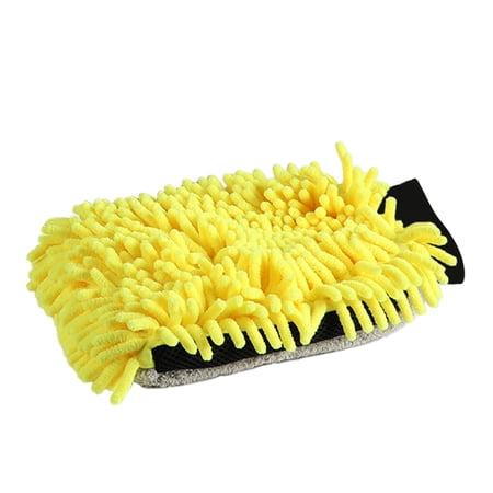 Mr. Detroit - Chenille Car Wash Glove for Scratch-Free Deep Cleaning| Ultra-Soft Microfiber Waterproof Wash Mitt for Home Use and Auto Detailing