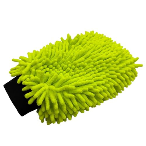 Mr. Detroit - Double Noodle Wash Mitt for Scratch-Free Deep Cleaning| Ultra-Soft Microfiber Waterproof Wash Mitt for Home Use and Auto Detailing