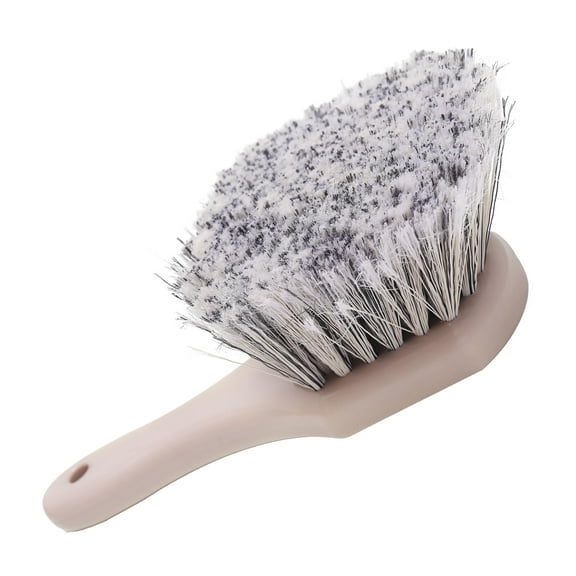 Mr. Detroit - Wheel & Body Brush, Soft Durable Bristles Scratch-Free Ergonomic Cleaning Brush for Cars, Trucks, SUVs, Boats, Carpets, Mats