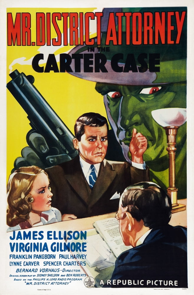 Mr District Attorney In The Carter Case U Canvas Art - (24 x 36)
