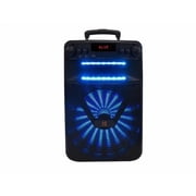 MR DJ 12" Portable Speaker with Bluetooth/Rechargeable Battery and App Control 3000 Watts P.M.P.O