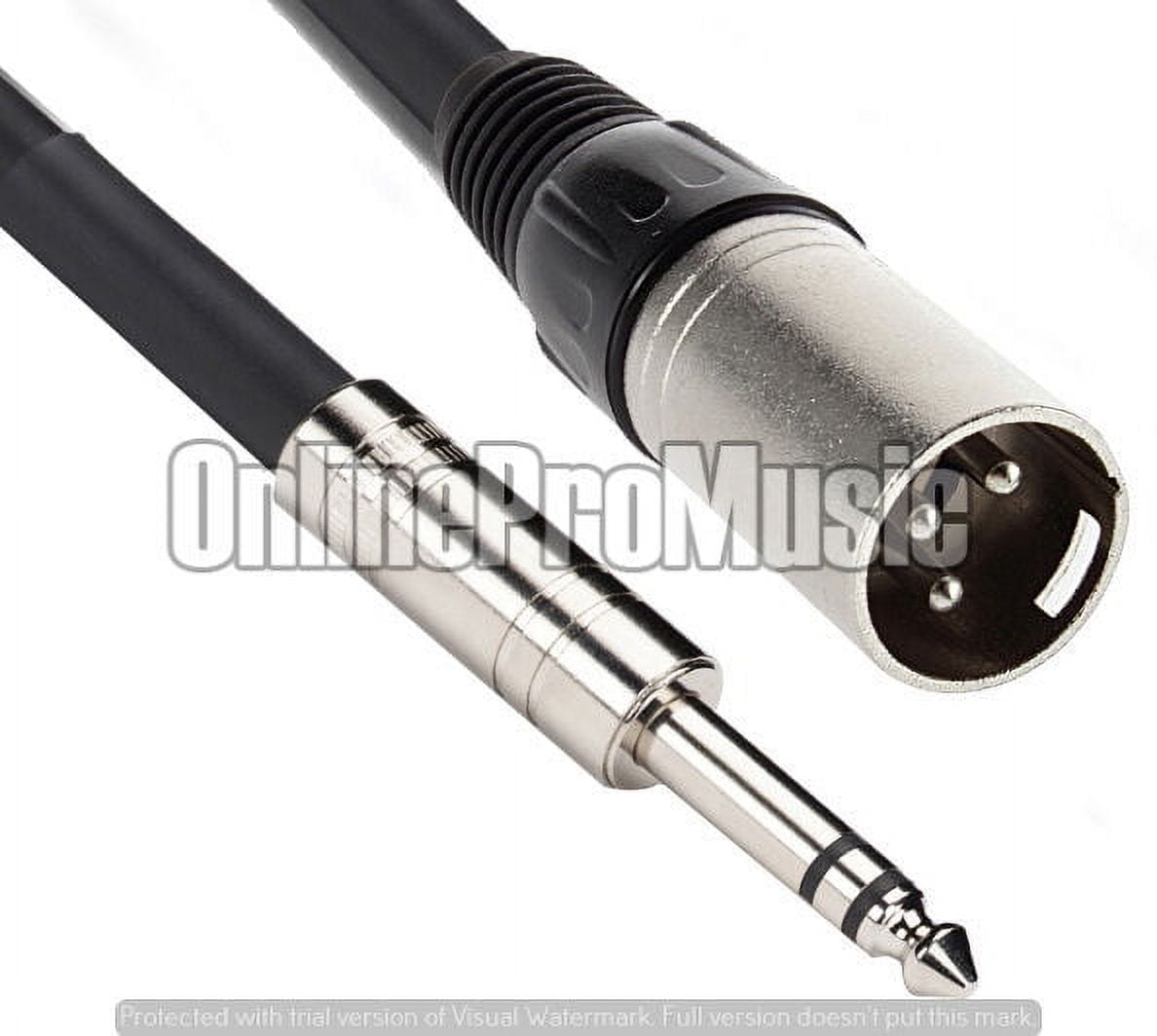 Mr Dj CQSXM25 MR DJ 25 FEET CABLE 1/4" TRS (STEREO) TO XLR MALE