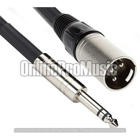Mr Dj CQSXM25 MR DJ 25 FEET CABLE 1/4" TRS (STEREO) TO XLR MALE