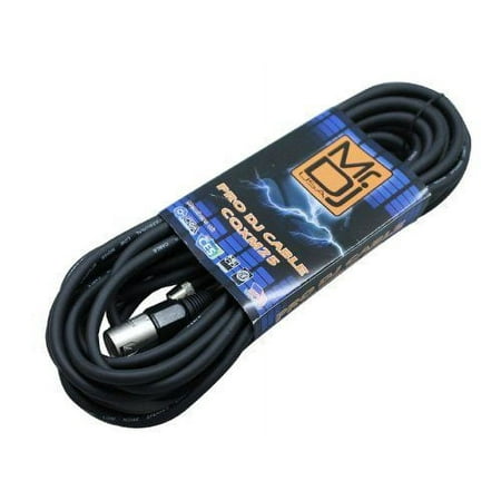 Mr. Dj CQXM25 25-Feet 1/4-Inch Male to XLR Male Cable