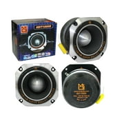Mr. Dj HDT1000S 4-Inch 500W Titanium Bullet High Compression Tweeter Chrome