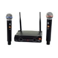 thumbnail image 1 of Mr. Dj MIC-UHF200 Professional Wireless Microphone System Kit with 2 Handheld & Wireless Receiver, 1 of 7