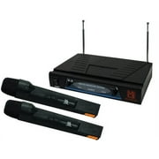 Mr. Dj MICVHF3200 Pair Professional Wireless Microphone System