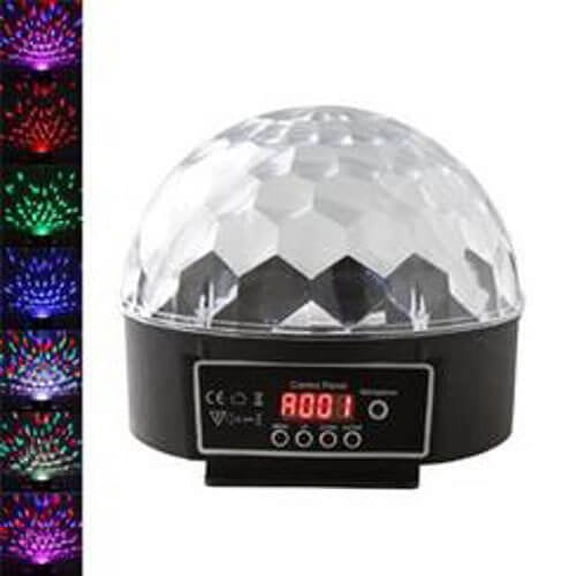 Mr. Dj PARTYDOME Patron Pro Audio 20 Watt LED Crystal Magic Ball Stage Lighting