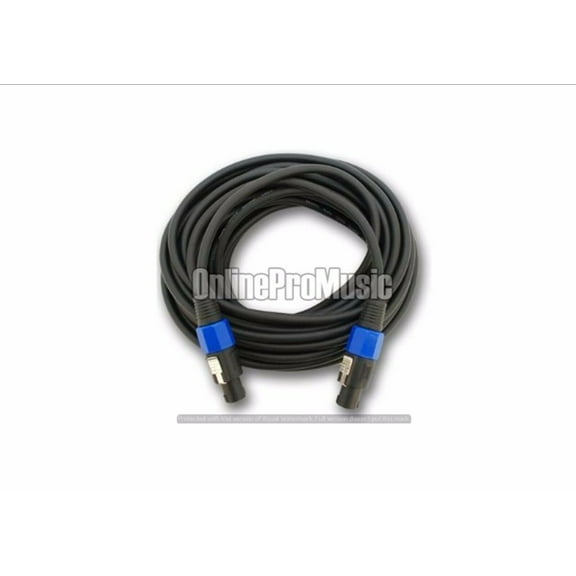 Mr. Dj USA CSMSM12 12-Feet Speakon Male to Speakon Male Speaker Cable