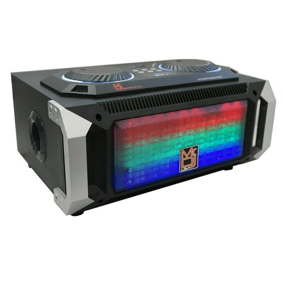 Mr. Dj USA Matrix BK 6.5" Powered Speaker, Built-in Bluetooth, USB/SD Card Reader