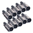 thumbnail image 1 of Mr. Dj XLRMH10 5 Pair XLR Male Head 3 Pin Connector Allows for Speaker Cables, 1 of 1