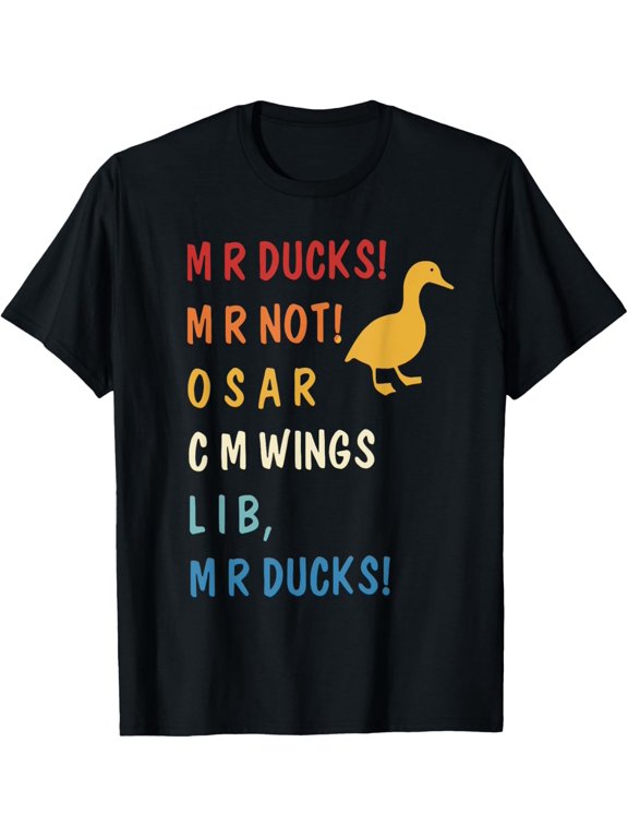 Mr Ducks Mr Not Osar Cm Wings Duck T-Shirt BLACK Unisex S-5XL Hot Trending Shirt, Vintage Birthday Gift