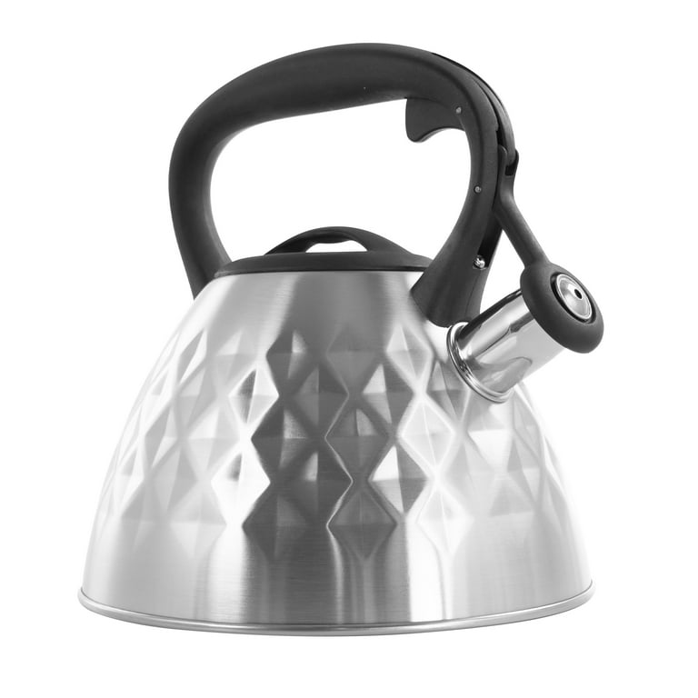 Mr. Coffee Tea Kettles Stainless - 2.5-Qt. Stainless Steel Embossed Duclair Tea  Kettle - Yahoo Shopping