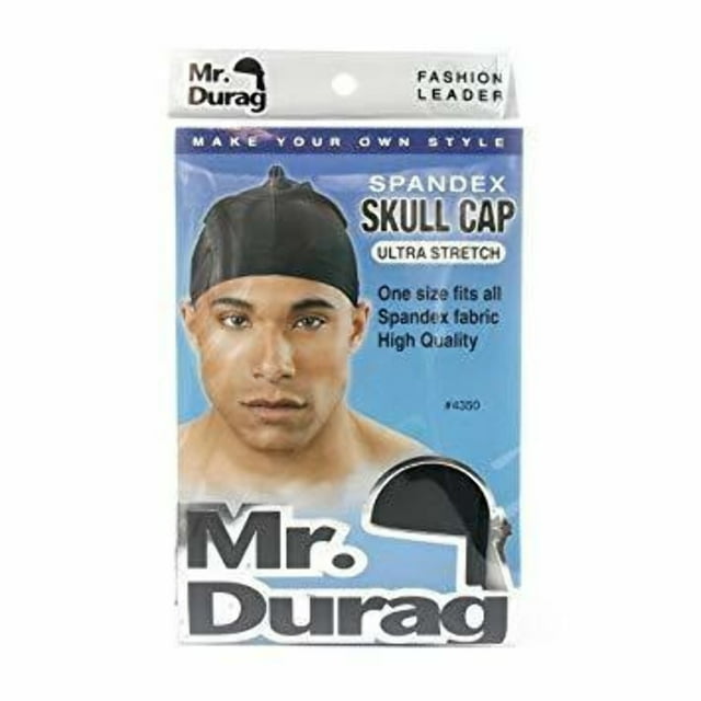 Mr. Durag Spandex Skull Cap Black