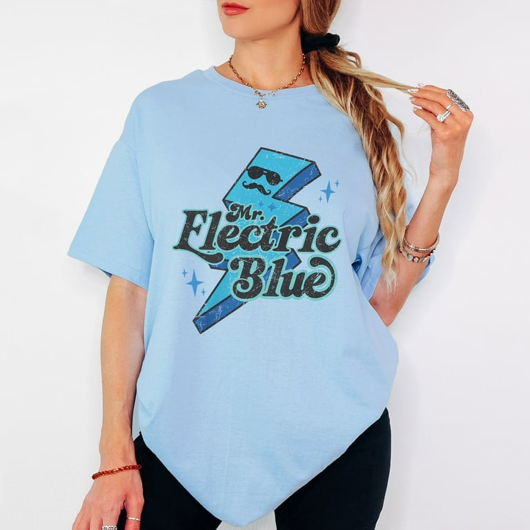 Electric Blue Tee – Vintage Benson Inspired Unisex Shirt