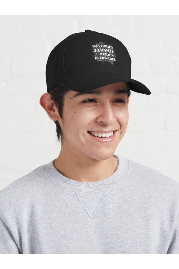 Mr Feldwebel AGA Instructor Baseball Hat, Military Rank Graphic Design, Classic Cap