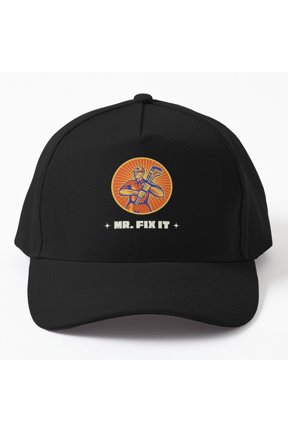 Mr Fix It Baseball Hat, Handyman Repair Skill Statement Graphic Design, Classic Cap