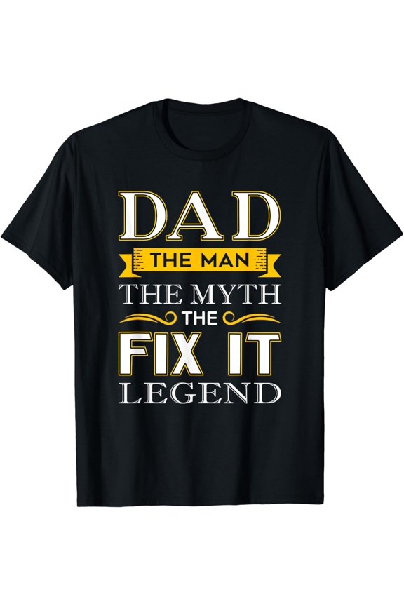 Mr Fix It Dad Gifts Fathers Day Handy Man T-Shirt