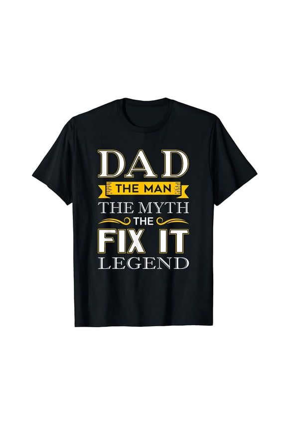 Mr Fix It Dad Gifts Fathers Day Handy Man T-Shirt