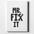 thumbnail image 1 of Mr. Fix It Wrench - 11" x 14" - Decorative Canvas Wall Art - White Edge - 5/8" Gallery Wrapped, 1 of 2