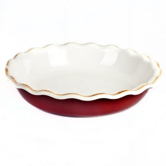 Mr. Food 32469 9 in. Cinnamon Fluted Pie Baker