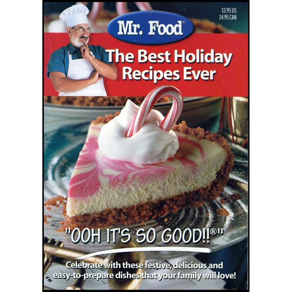 Mr. Food: The Best Holiday Recipes Ever (Small Format Staple Bound Booklet)