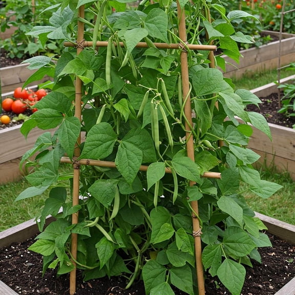 Mr Fothergill's Climbing French Bean Oh Sow Simple Vegetable Seed Easy to Grow