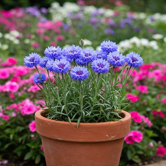 Mr Fothergill's Cornflower Blue Oh Sow Simple Flower Seed Easy to Grow