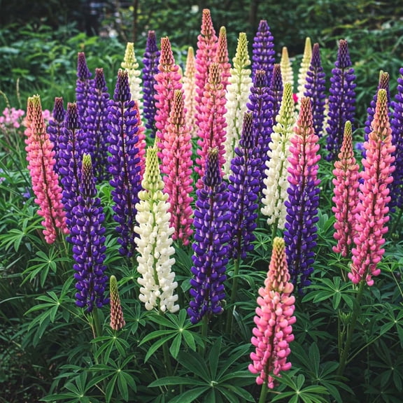 Mr Fothergill's Lupine Mix Oh Sow Simple Flower Seed Easy to Grow