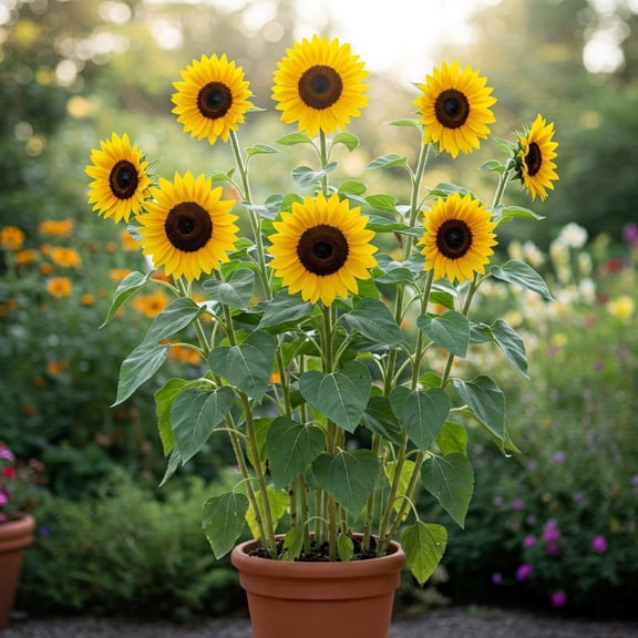 Mr Fothergill's Sunflower Dwarf Oh Sow Simple Flower Seed Easy to Grow
