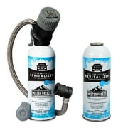‎Mr. Freeze Synthetic R134a Refrigerant Freon, Car AC Recharge Kit with Wireless Digital Temperature Sensor, Self-Sealing AC Refrigerant Leak Stop Kit for Car Air Conditioner, 14 Oz (2)