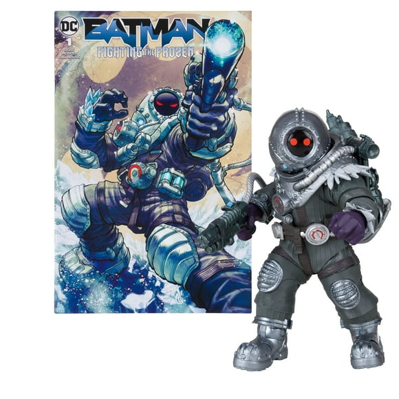 Mr. Freeze w/Batman Fighting the Frozen Comic (DC Page Punchers) 7" Figure - McFarlane Toys