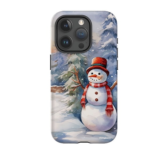 Mr Frosty Cute Snowman Winter Phone Case for iPhone 16 15 14 13 12 11 Pro Max