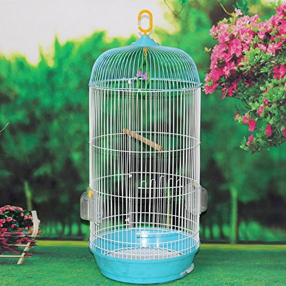 Mr. Garden Blue Bird Cage, Dia 13.39" x 27.56" High